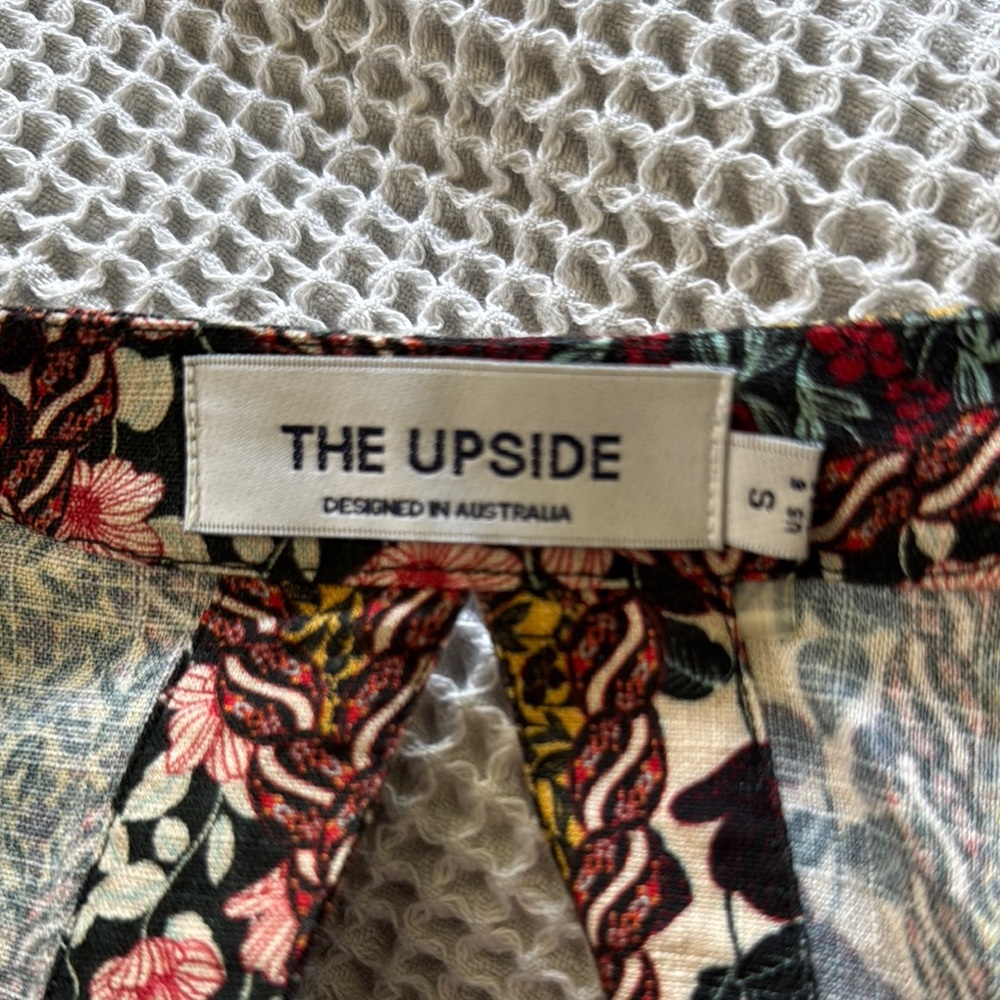 The Upside Multicolor Patchwork Wrap Dress - Nwot… - image 6